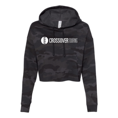 CrossoverTouring - Independent Trading - Women's Crop Hoodie - Black