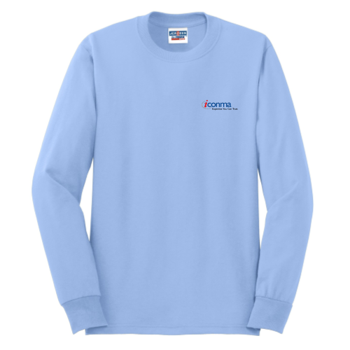 ICONMA - JERZEES Heavyweight Blend 50/50 Cotton/Poly Long Sleeve T-Shirt