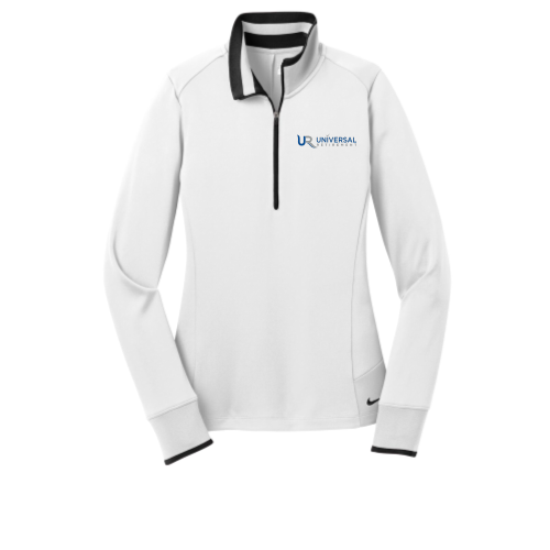 UniversalRetirement - Nike Golf Ladies Dri-FIT 1/2-Zip Cover-Up White