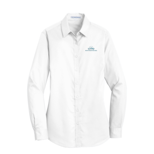 Rocky Mountain Tiny Homes - Port Authority Ladies SuperPro Twill Shirt v3