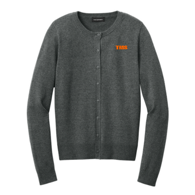 TMS - Port Authority Women’s Easy Crewneck Care Cardigan Sweater