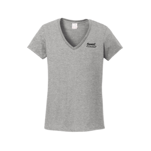 Cornwall Plumbing & Heating - Gildan Ladies Heavy Cotton 100% Cotton V-Neck T-Shirt