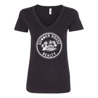 Summer House Realty Womens V Neck T Shirt