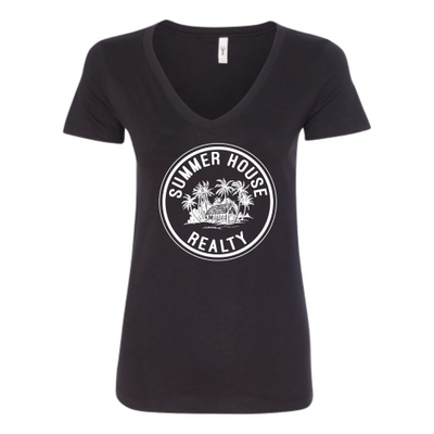 Summer House Realty Womens V Neck T Shirt