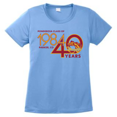 Ponderosa HS 1984 Ladies Sport Tek Competitor Tee