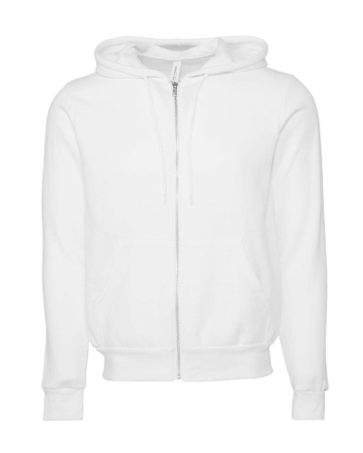 Unisex Sponge Fleece Full-Zip Hooded Sweatshirt