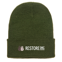 RestoreOKC - Cuffed Knit Beanie