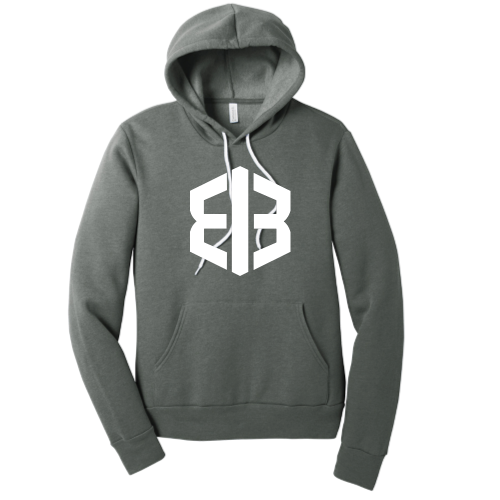EntreBrand - Unisex Poly/Cotton Hooded Pullover Sweatshirt