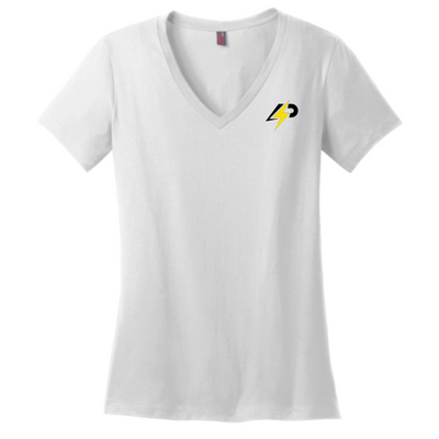 Powersolsolar - District Made Ladies Perfect Weight V-Neck Tee