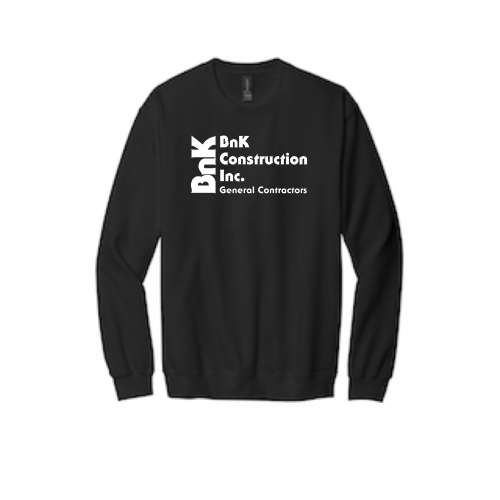 BnKConstruction - Gildan - Adult Softstyle Fleece Crew Sweatshirt