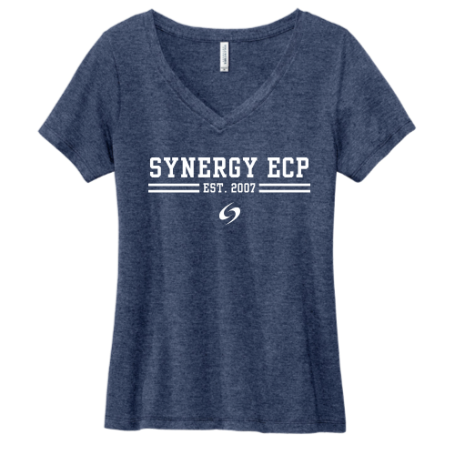 SynergyECP - Volunteer Knitwear Women's Daily V-Neck Tee USA-Made - v4