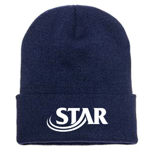 StarAutismSupport - Adult Cuffed Knit Beanie