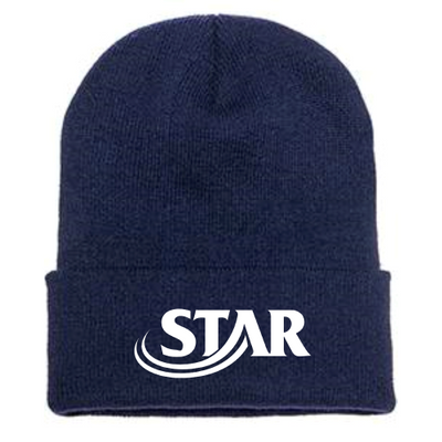 StarAutismSupport - Adult Cuffed Knit Beanie