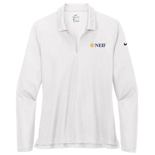 NEIF - Nike - Ladies Dri-FIT Long Sleeve Polo - White