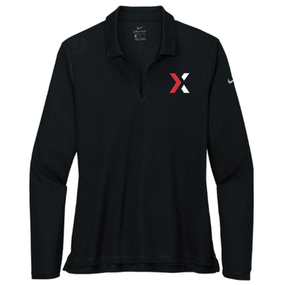 Lotlinx - Nike Ladies Dri-FIT Micro Pique 2.0 Long Sleeve Polo v1