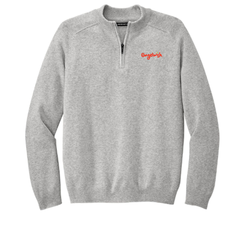 Angelwish MercerMettle Quarter-Zip Sweater MM3020