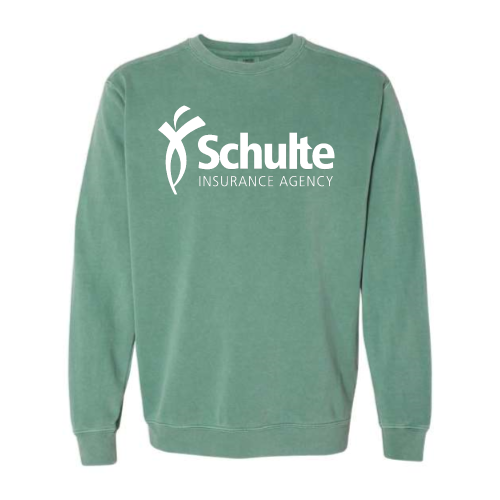 SchulteInsurance - Pigment Dyed Crewneck Sweatshirt