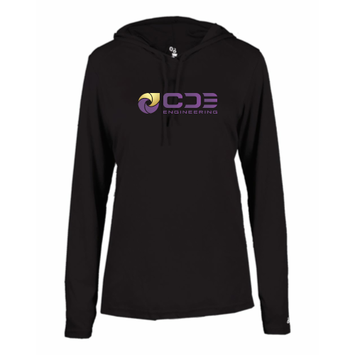 CDE ENG - B-Core L/S Women's Hood Tee