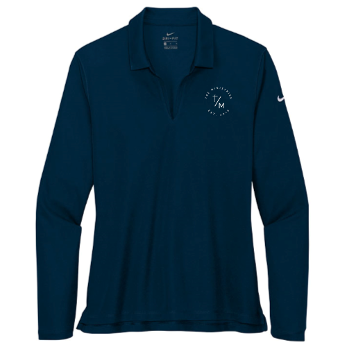 tre Ministries - Nike Ladies Dri-FIT Long Sleeve Polo v2