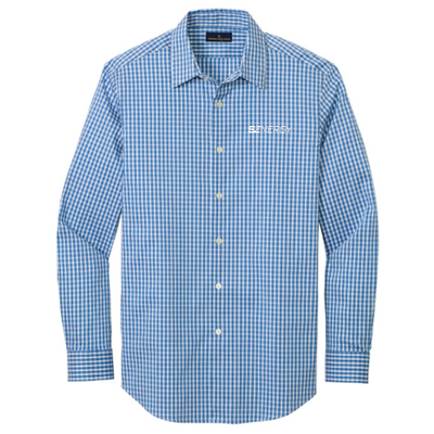 SENERGY -BrooksBrothers Men's Tech Stretch Pattern Shirt v1