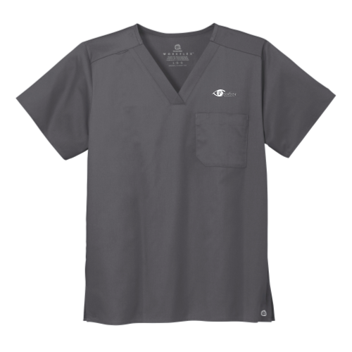 FEASampleStore - WonderWink Unisex WorkFlex Chest Pocket V-Neck Top