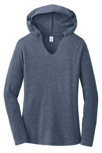 District Made Ladies Perfect Tri Long Sleeve Hoodie