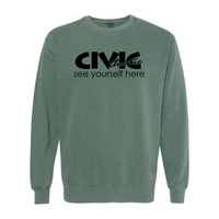 CivicTheatre - Pigment-Dyed Crewneck Sweatshirt