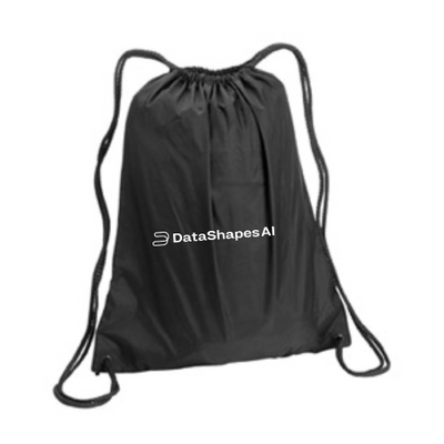 DataShapes2 - Large Drawstring Backpack