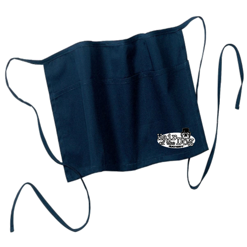 HairoftheDog Port Authority Waist Apron with Pocket - Navy