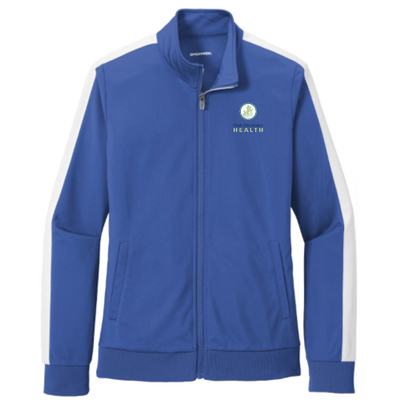 OakOrchard2 - Sport-Tek Ladies Tricot Sleeve Stripe Track Jacket v1