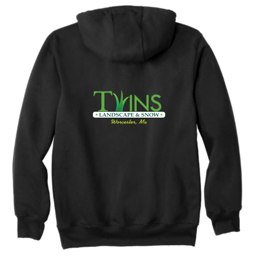 Twins Lawn Service - Carhartt Rain Defender Paxton Heavyweight Hooded Sweatshirt