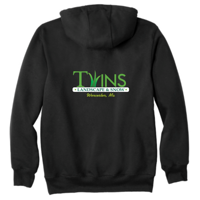 Twins Lawn Service - Carhartt Rain Defender Paxton Heavyweight Hooded Sweatshirt