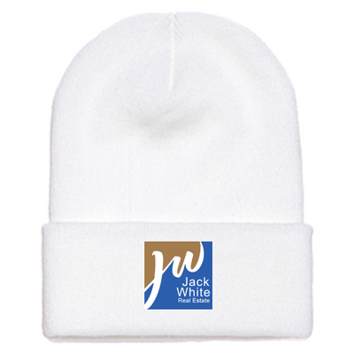 Jack White Real Estate - Adult Cuffed Knit Beanie v2