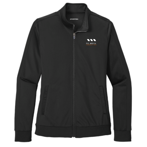 Reel Medical Consulting  - Sport-Tek Ladies Tricot Sleeve Stripe Track Jacket