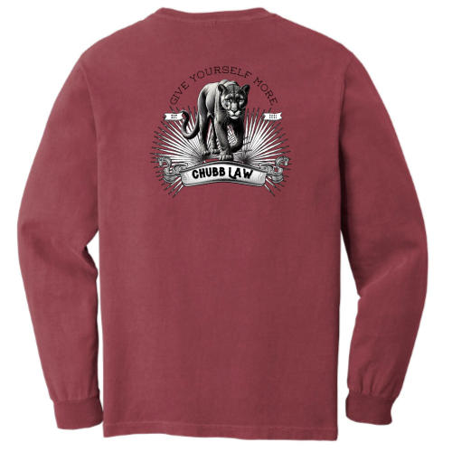 ChubbLaw - Comfort Colors Garment-Dyed Heavyweight Long Sleeve T-Shirt