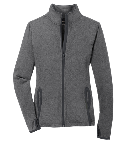 PRINTED - Sport-Tek Ladies Sport-Wick Stretch Contrast Full-Zip Jacket LST853