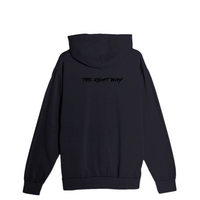 1 Solar Pullover Fleece Hoodie Black