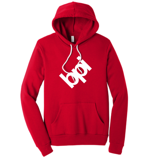 BPI - Unisex Poly Cotton Hooded Pullover Sweatshirt