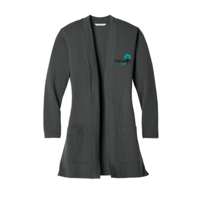 University Bank Ladies Long Pocket Cardigan