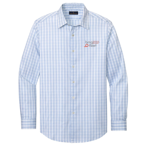 BMGFleetInstallations - Brooks Brothers Tech Stretch Patterned Shirt