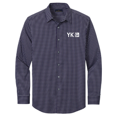 YK - Brooks Brothers - Men's Tech Stretch Pattern Shirt
