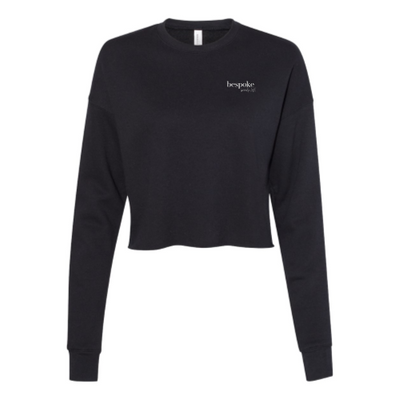BespokeBeautyLoft - Embroidered Ladies' Cropped Fleece Crew