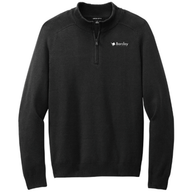 Barclay Mercer+Mettle 1/4-Zip Sweater - Black
