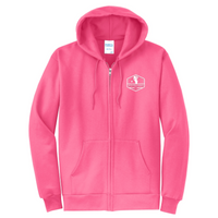 BeverlyHillsWomensGolfClub - Unisex Port and Company Full Zip Hooded Sweatshirt