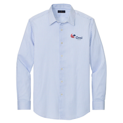 OnsiGroup - Brooks Brothers Tech Stretch Patterned Shirt BB18006