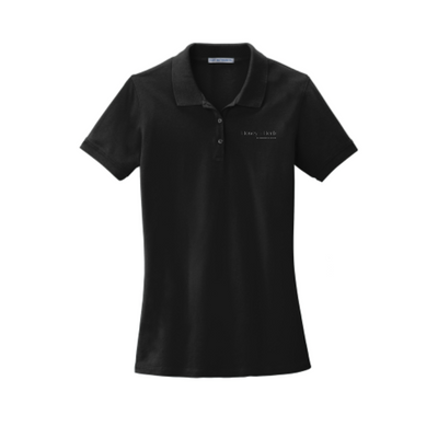 HoneyandHerb - Port Authority - Ladies EZCotton Polo - Black