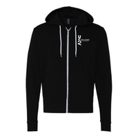 UpOverAdv Unisex Sponge Fleece Full-Zip Hooded Sweatshirt