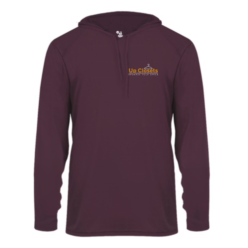UpClosets - B-Core Long Sleeve Hooded T-Shirt