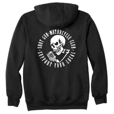 ShotGunLawEnforcementMC - Carhartt Rain Defender Paxton Heavyweight Hooded Sweatshirt V3 "Support Your Local"