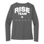 RiseChurchTX - Ladies Performance Long Sleeve V Neck T Shirt